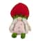 9.5" Green & Red Girl Springtime Strawberry Gnome